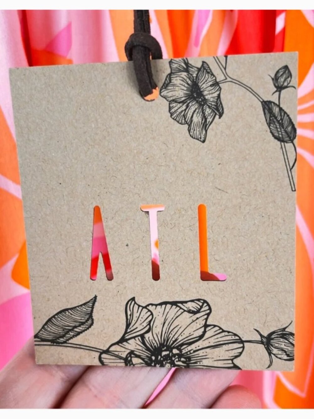 NEW Abel The Label Anthropologie Rumi Halter Maxi Dress Floral Orange Pink XS - Picture 12 of 16